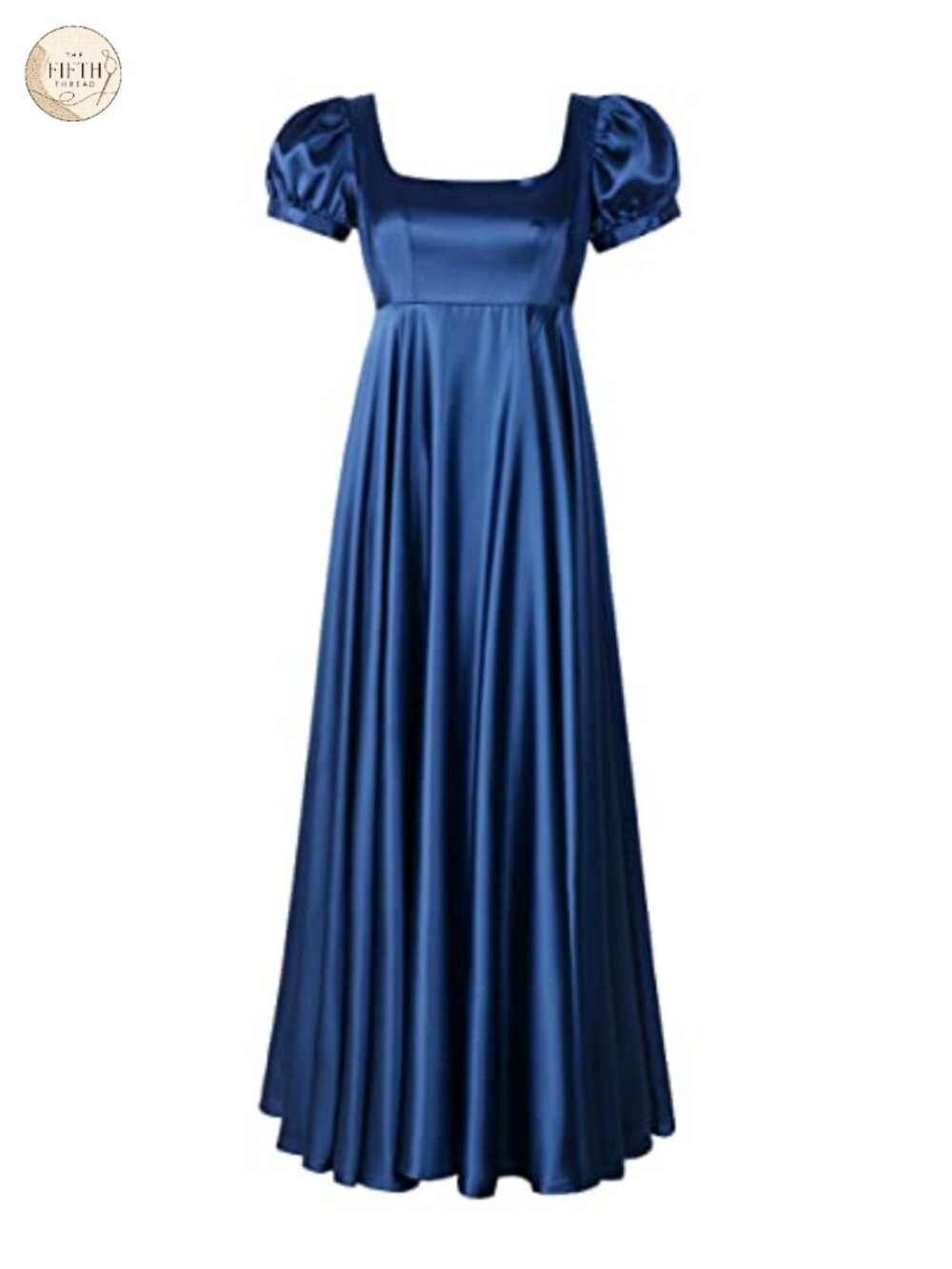 Regency Dress Bridgerton Jane Austen Empire Waist Ball Gown A-Line Maxi Lace